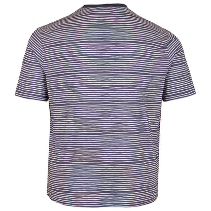 Lyle & Scott Plus Size Breton Stripe T-Shirt Dark Navy/Cove