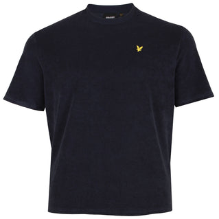 Lyle & Scott Plus Size Towelling T-Shirt Dark Navy