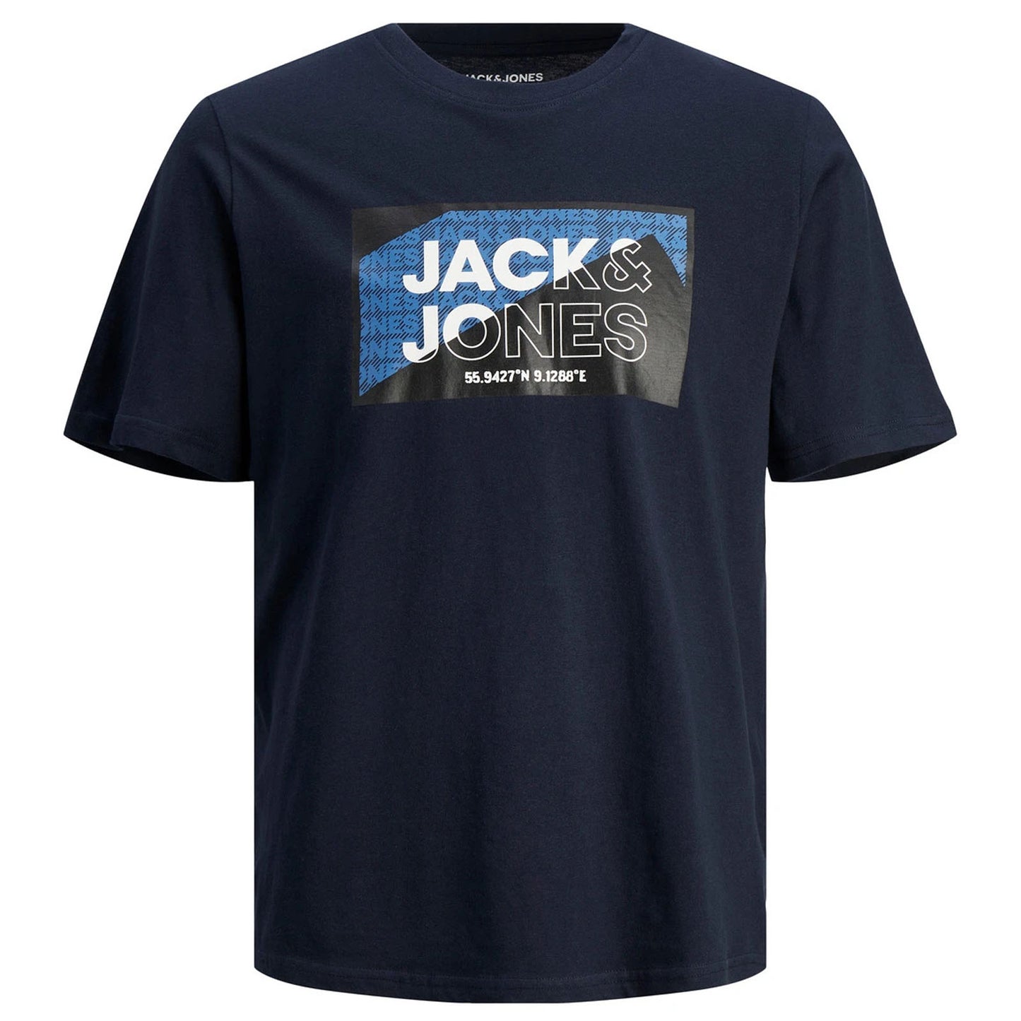 Jack & Jones Plus Size Logan Aw23 T-Shirt Navy Blazer