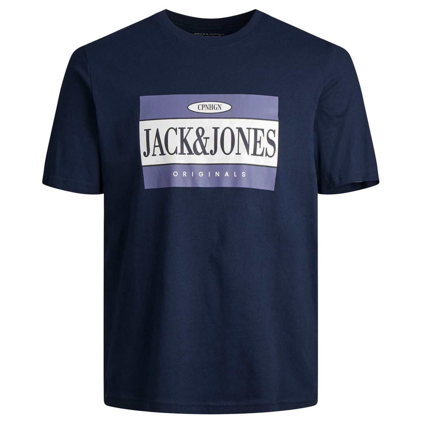 Jack & Jones Plus Size Arthur T-Shirt Navy Blazer