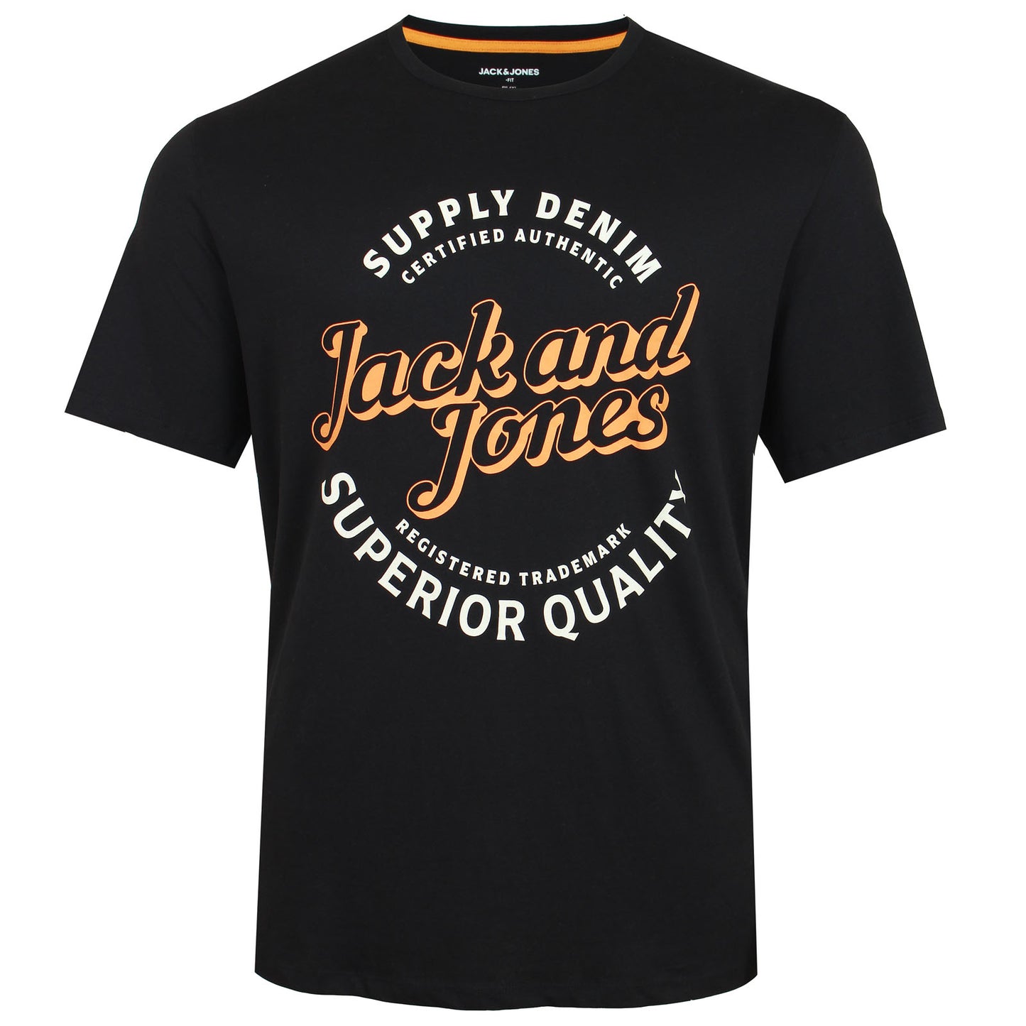 Jack & Jones Plus Size Mikk T-Shirt Black