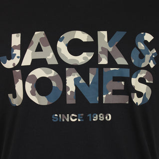 Jack & Jones Plus Size James T-Shirt Black