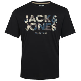 Jack & Jones Plus Size James T-Shirt Black