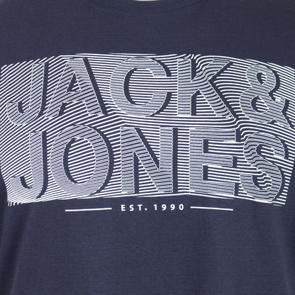 Jack & Jones Plus Size Peter T-Shirt Navy Blazer