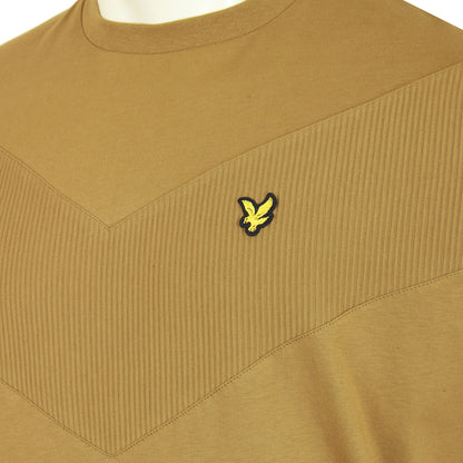 Lyle & Scott Plus Size Ts1907 Chevron T-Shirt Rankin Olive