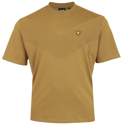 Lyle & Scott Plus Size Ts1907 Chevron T-Shirt Rankin Olive