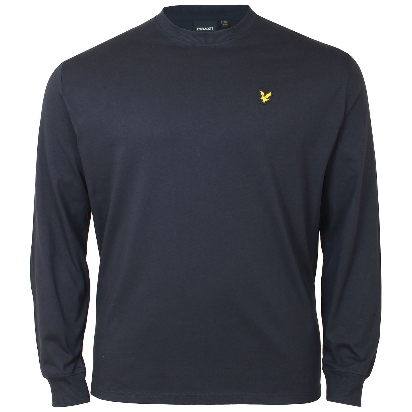 Lyle & Scott Plus Size Ts1720 Relaxed Long Sleeve T-Shirt Dark Navy