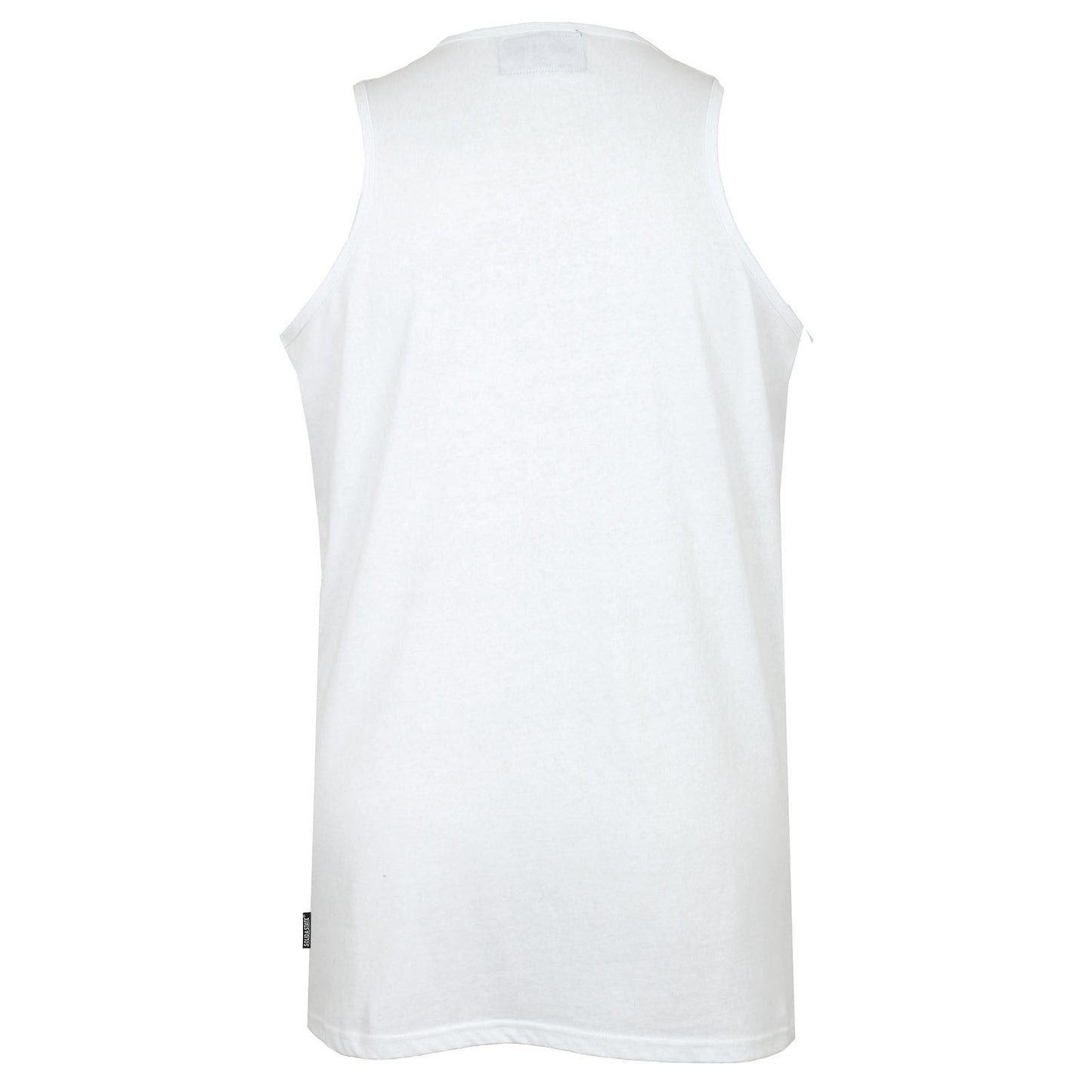 Plus Size Logo Muscle Vest White