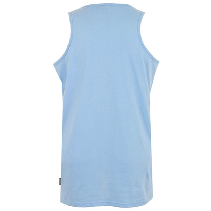 Plus Size Logo Muscle Vest Faded Denim