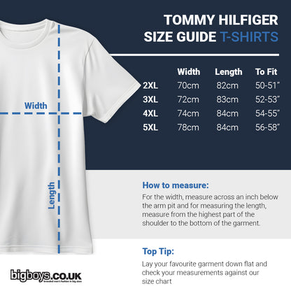 Tommy Hilfiger Plus Size Global Stripe Cuff T-Shirt White