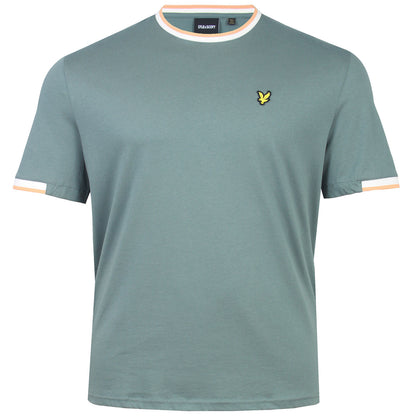 Lyle & Scott Plus Size Half Tipped T-Shirt Green Mercurial