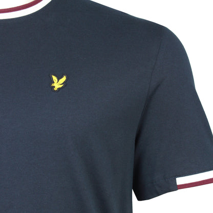 Lyle & Scott Plus Size Half Tipped T-Shirt Dark Navy