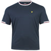 Lyle & Scott Plus Size Half Tipped T-Shirt Dark Navy