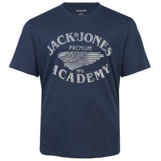 Jack & Jones Plus Size Freddy T-Shirt Night Sky