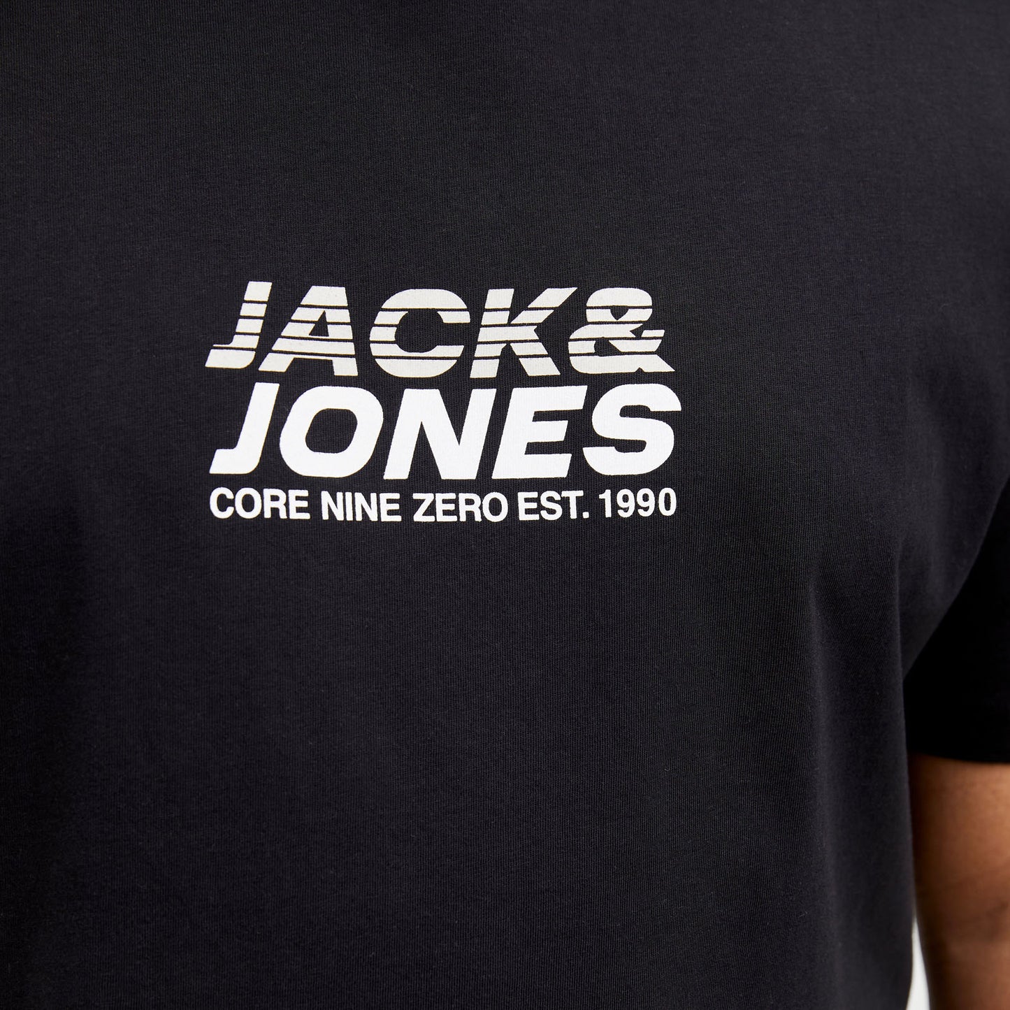 Jack & Jones Plus Size Tarmac Branding T-Shirt Tap Shoe