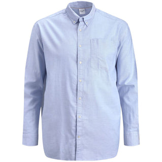 Jack & Jones Plus Size Oxford L/S Shirt Cashmere Blue