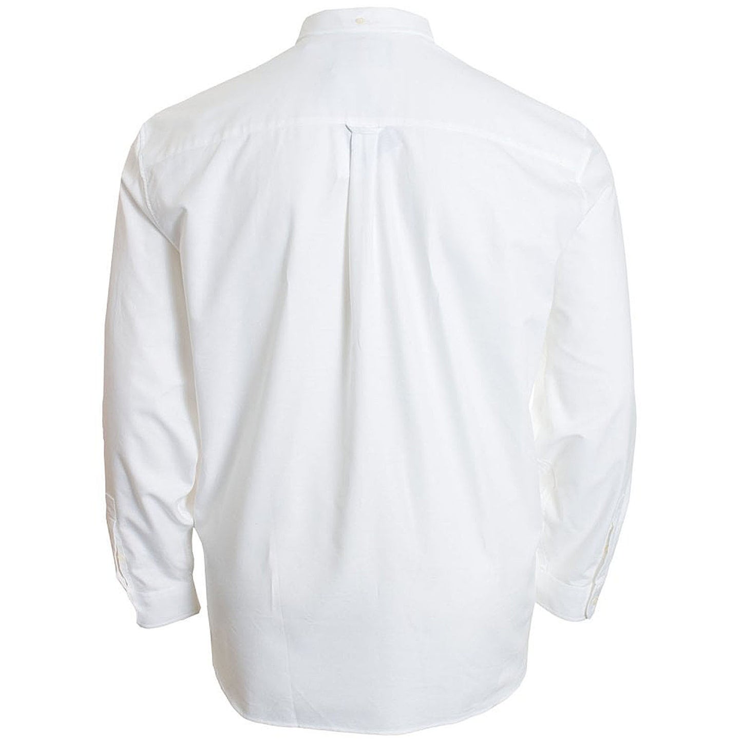 Plus Size Lw1302 Light Weight Oxford L/S Shirt White