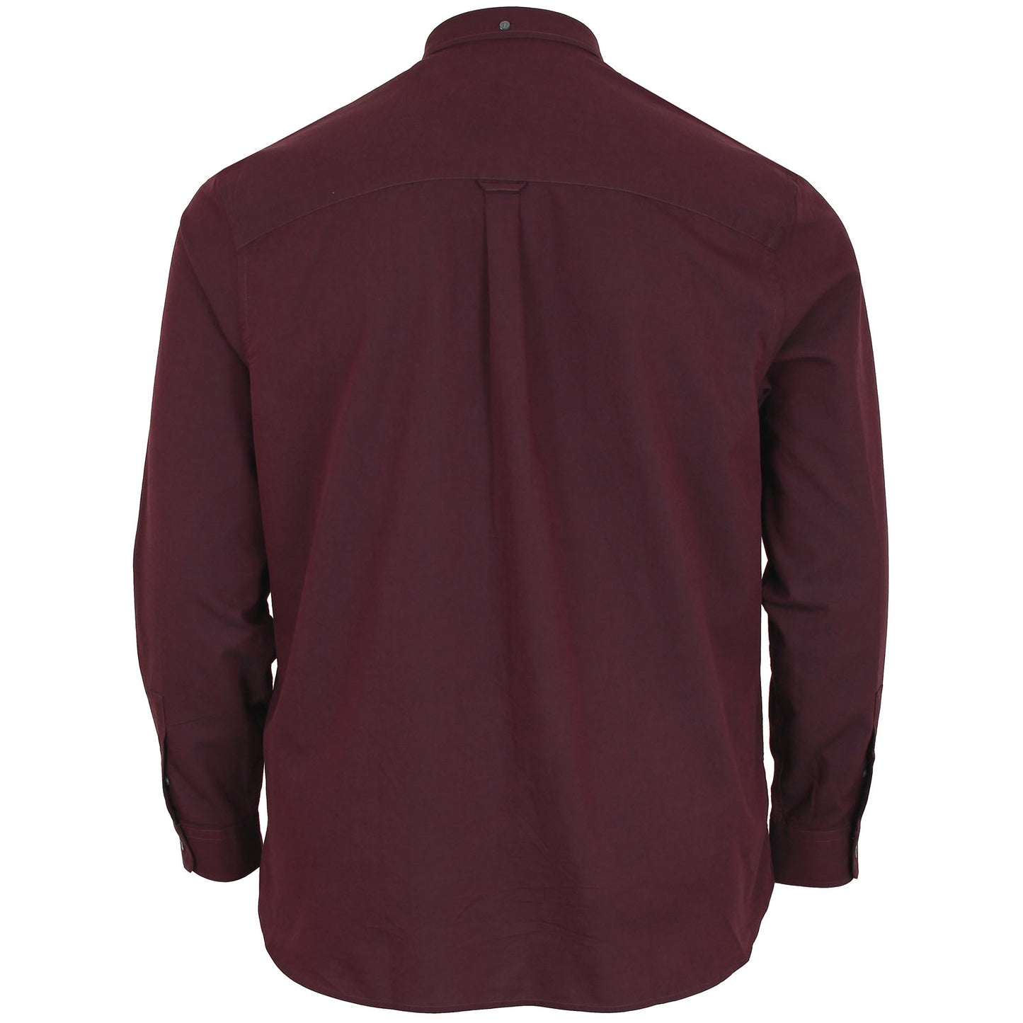 Plus Size Lw1302 Light Weight Oxford L/S Shirt Glenshee Plum/Black