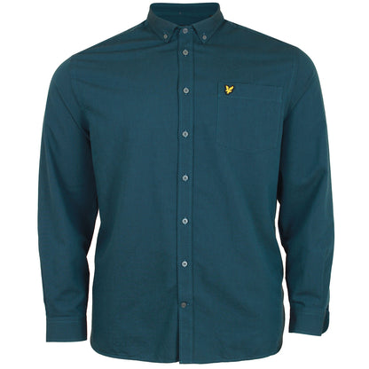 Lyle & Scott Plus Size Lw1302 Light Weight Oxford L/S Shirt Apres Dark Navy