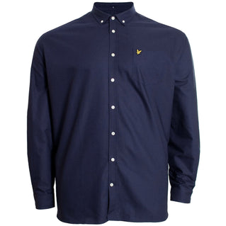 Lyle & Scott Plus Size Lw1302 Light Weight Oxford L/S Shirt Dark Navy+