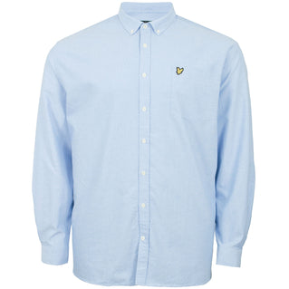 Lyle & Scott Plus Size Lw1302 Light Weight Oxford L/S Shirt Riviera