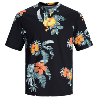 Jack & Jones Plus Size Flores Aop T-Shirt Tap Shoe