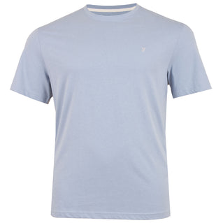 Farah Plus Size Eddie Crew T-Shirt Denim Blue