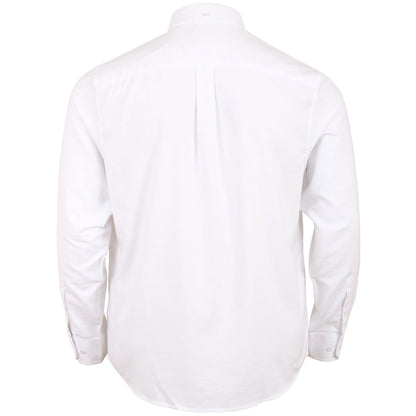 Farah Plus Size Drayton Long Sleeve Shirt White