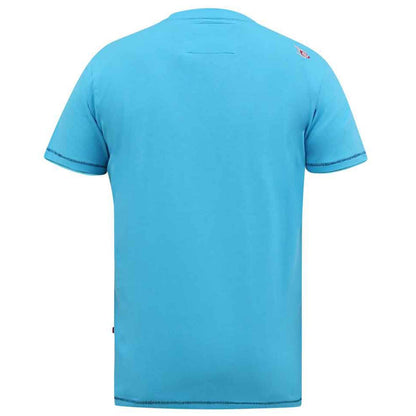 D555 Plus Size Rushden 'Superior Sporting Goods' T-Shirt Turquoise