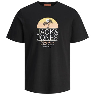 Jack & Jones Plus Size Casey T-Shirt Black