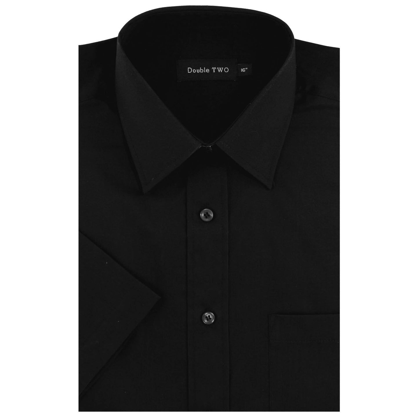 Plus Size SHX3300 Short Sleeve Shirt Black