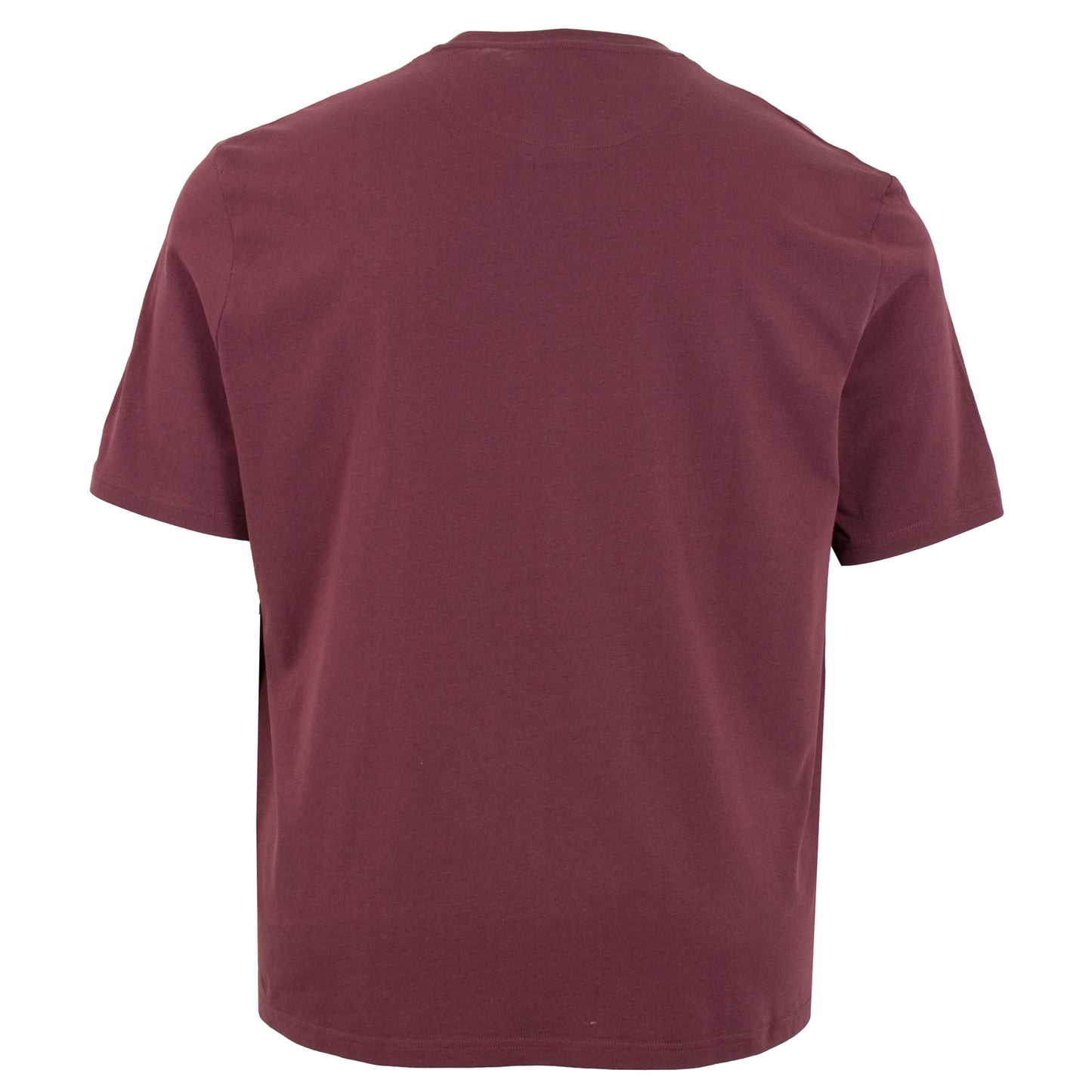 Plus Size Ts400 Plain T-Shirt Burgundy