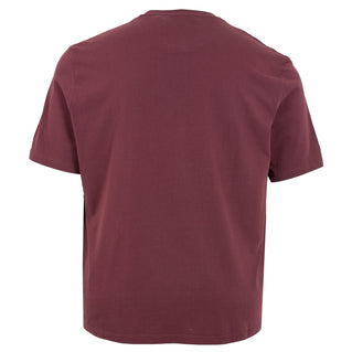 Lyle & Scott Plus Size Ts400 Plain T-Shirt Burgundy