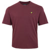 Lyle & Scott Plus Size Ts400 Plain T-Shirt Burgundy