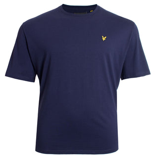 Lyle & Scott Plus Size Plain T-Shirt Navy