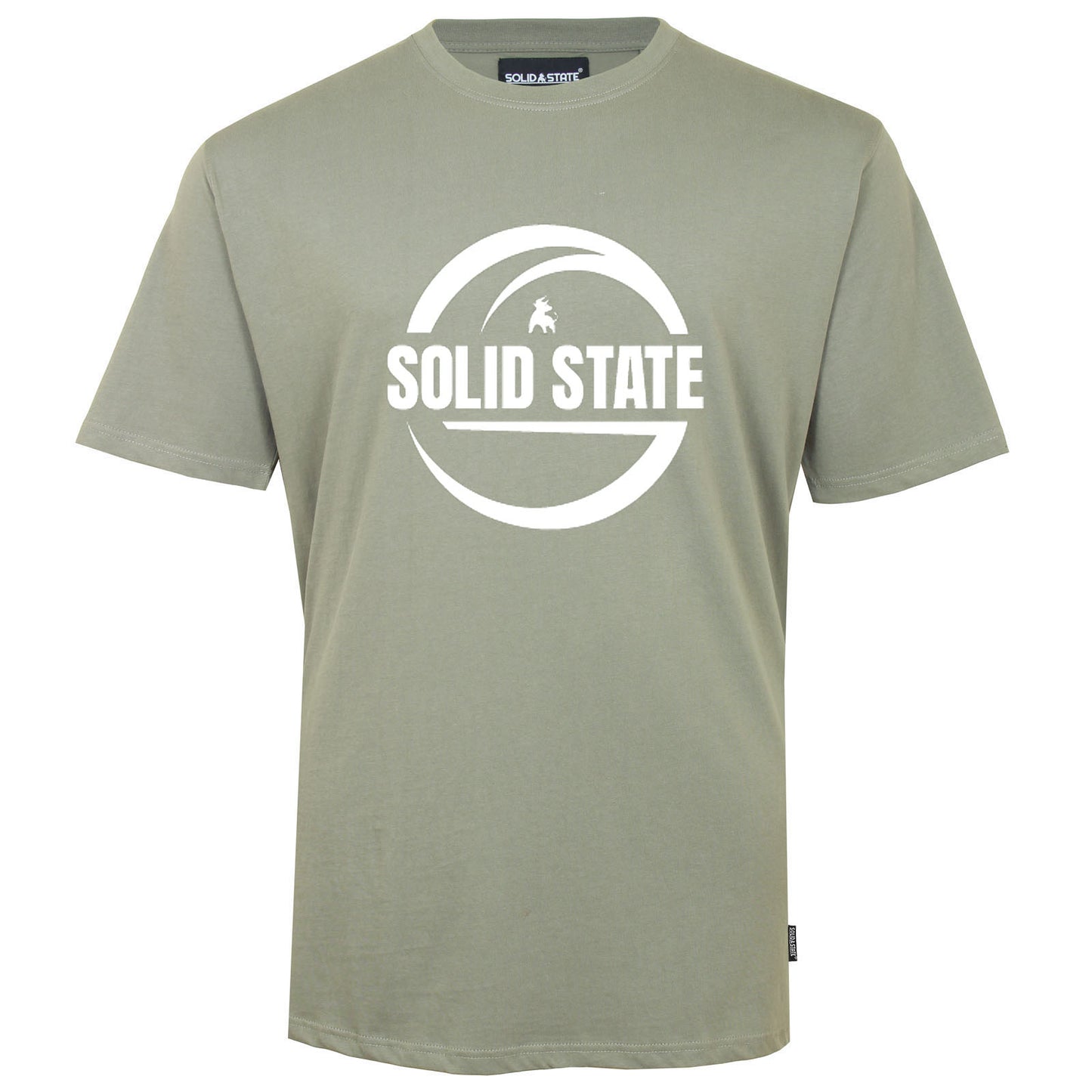 Plus Size Logo Premium Weight T-Shirt Khaki