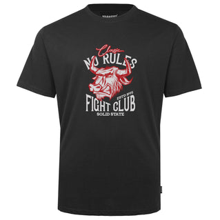 Solid State Plus Size Fight Club T-Shirt Black