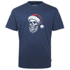 Solid State Plus Size Santa Skull T-Shirt Navy