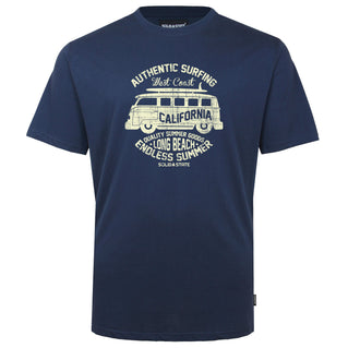 Solid State Plus Size California Camper T-Shirt Navy