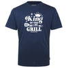 Solid State Plus Size King Of The Grill T-Shirt Navy