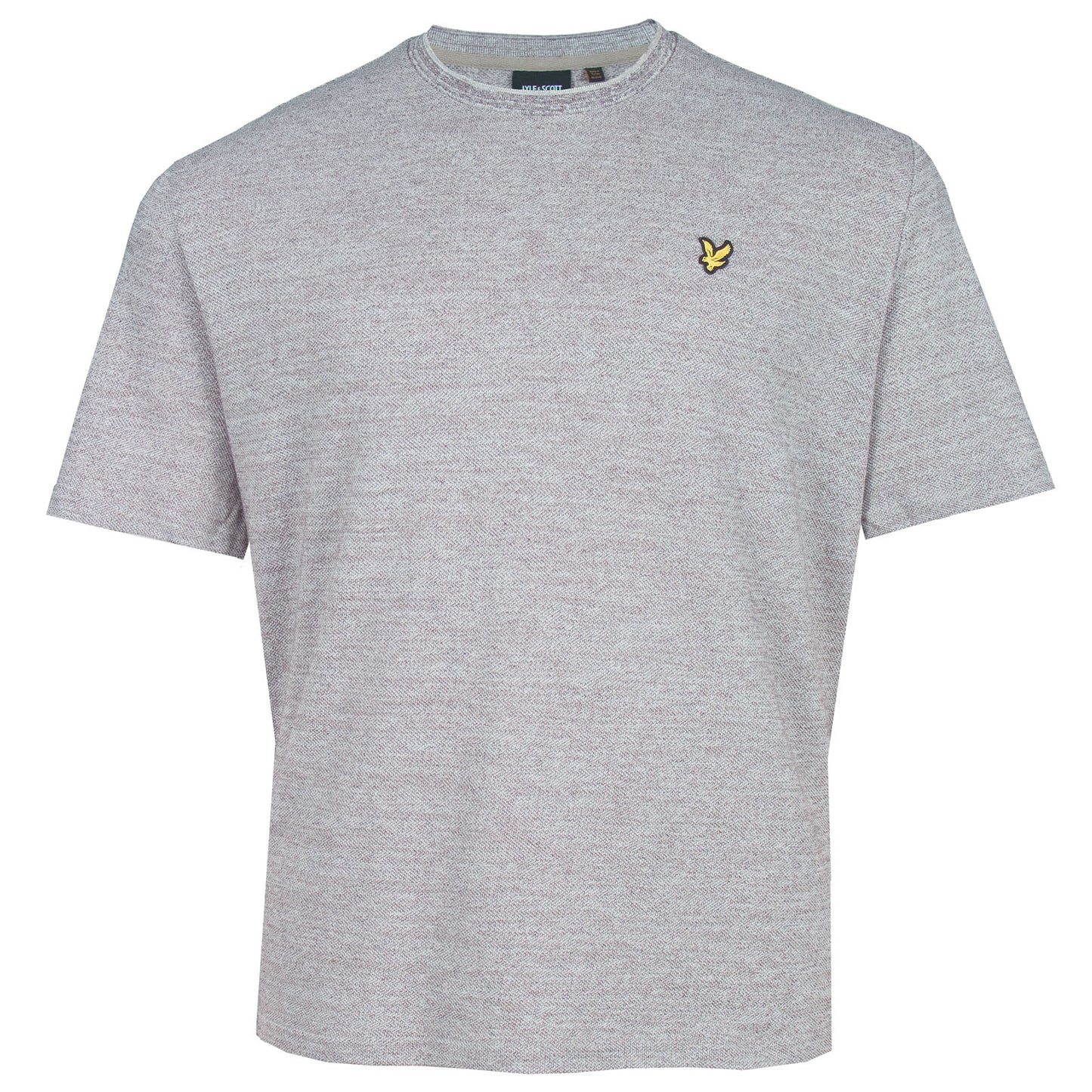 Lyle & Scott Plus Size End On End T-Shirt Khaki Smoke/Sediment