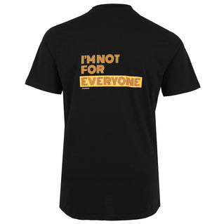 Solid State Plus Size Omaha 'I'm Not For Everyone' (Back Print) T-Shirt Black