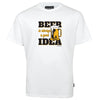 Solid State Plus Size Beer Idea T-Shirt White