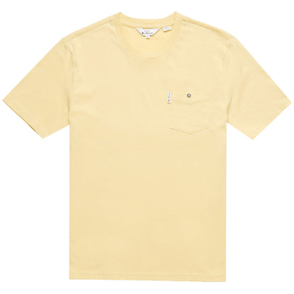 Ben Sherman Plus Size 59326 Signature Pocket T-Shirt Lemon