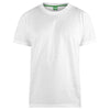 Plus Size Flyers Plain T-Shirt White