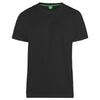 Plus Size Flyers Plain T-Shirt Black