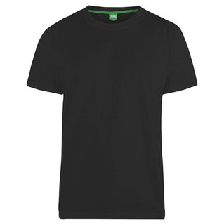 D555 Plus Size Flyers Plain T-Shirt Black