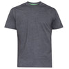 Plus Size Flyers Plain T-Shirt Charcoal