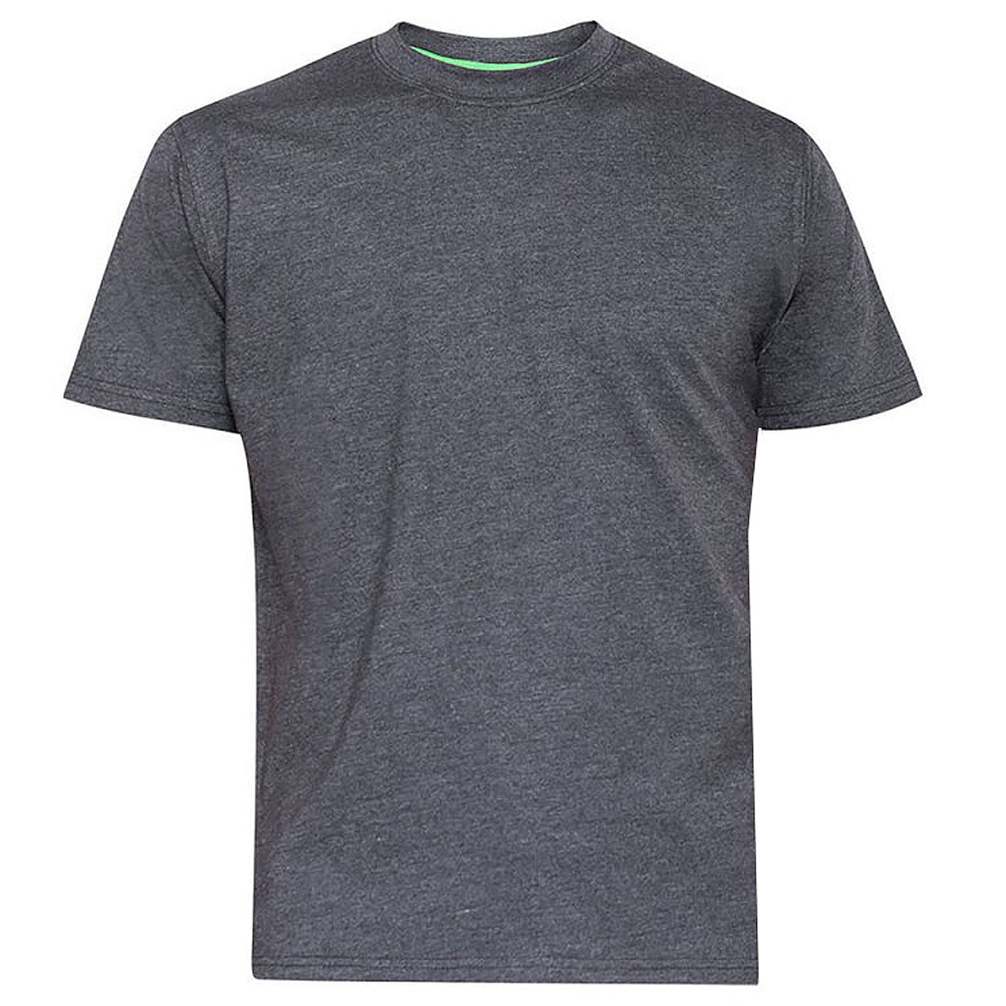 Plus Size Flyers Plain T-Shirt Charcoal