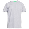 Plus Size Flyers Plain T-Shirt Grey